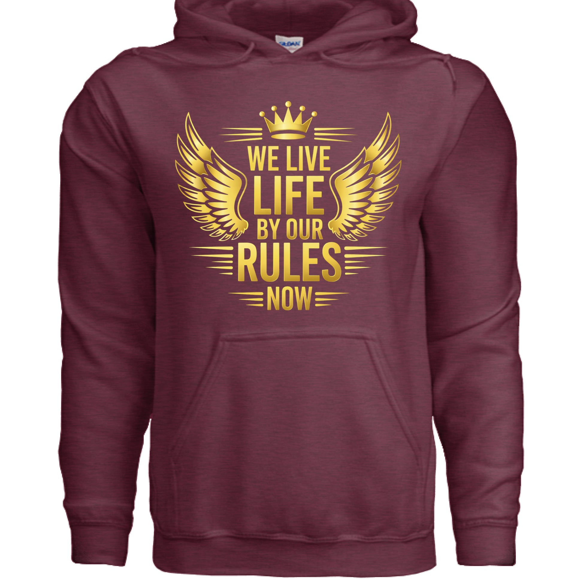 Heather Sport Dark Maroon - FRONT