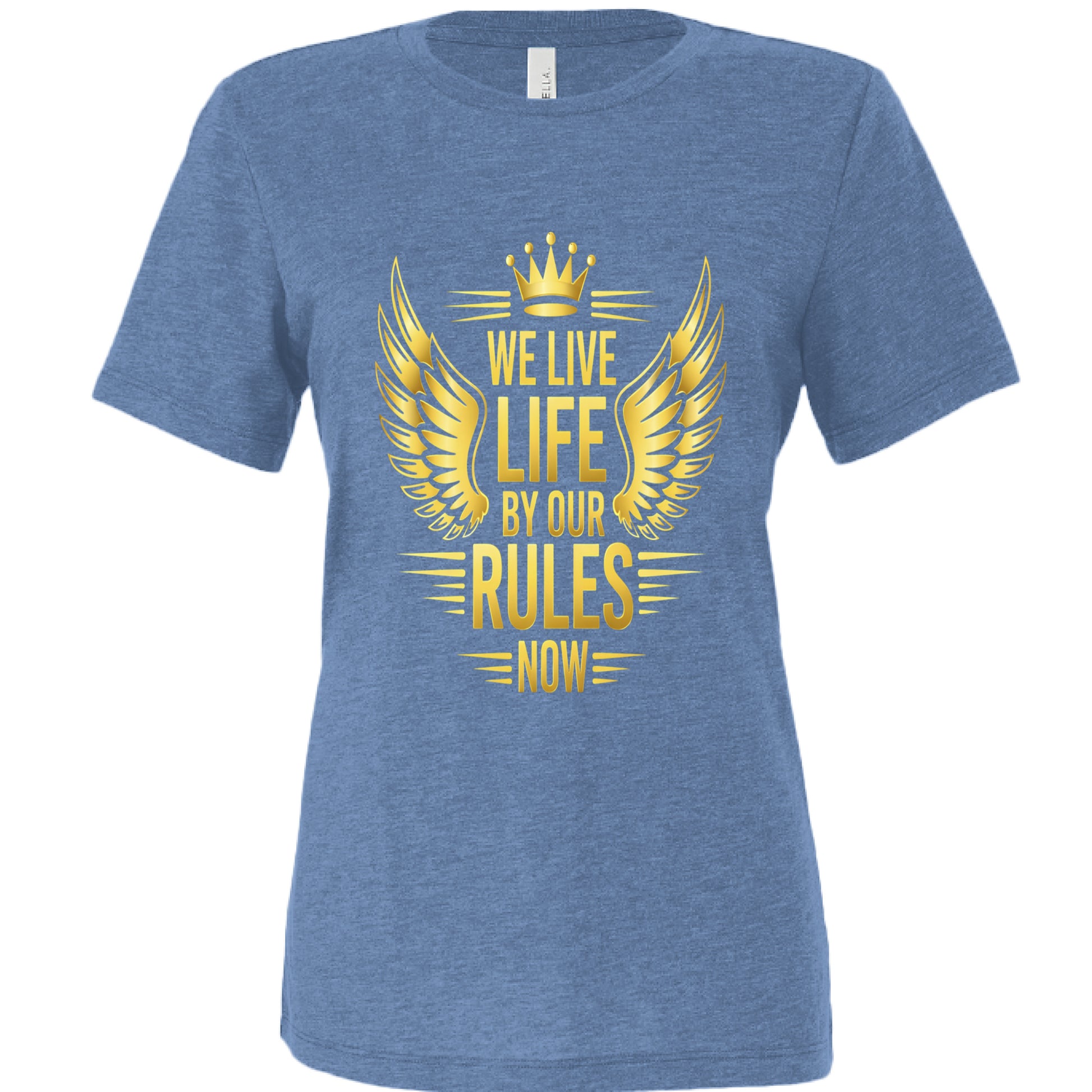 Blue Triblend - FRONT