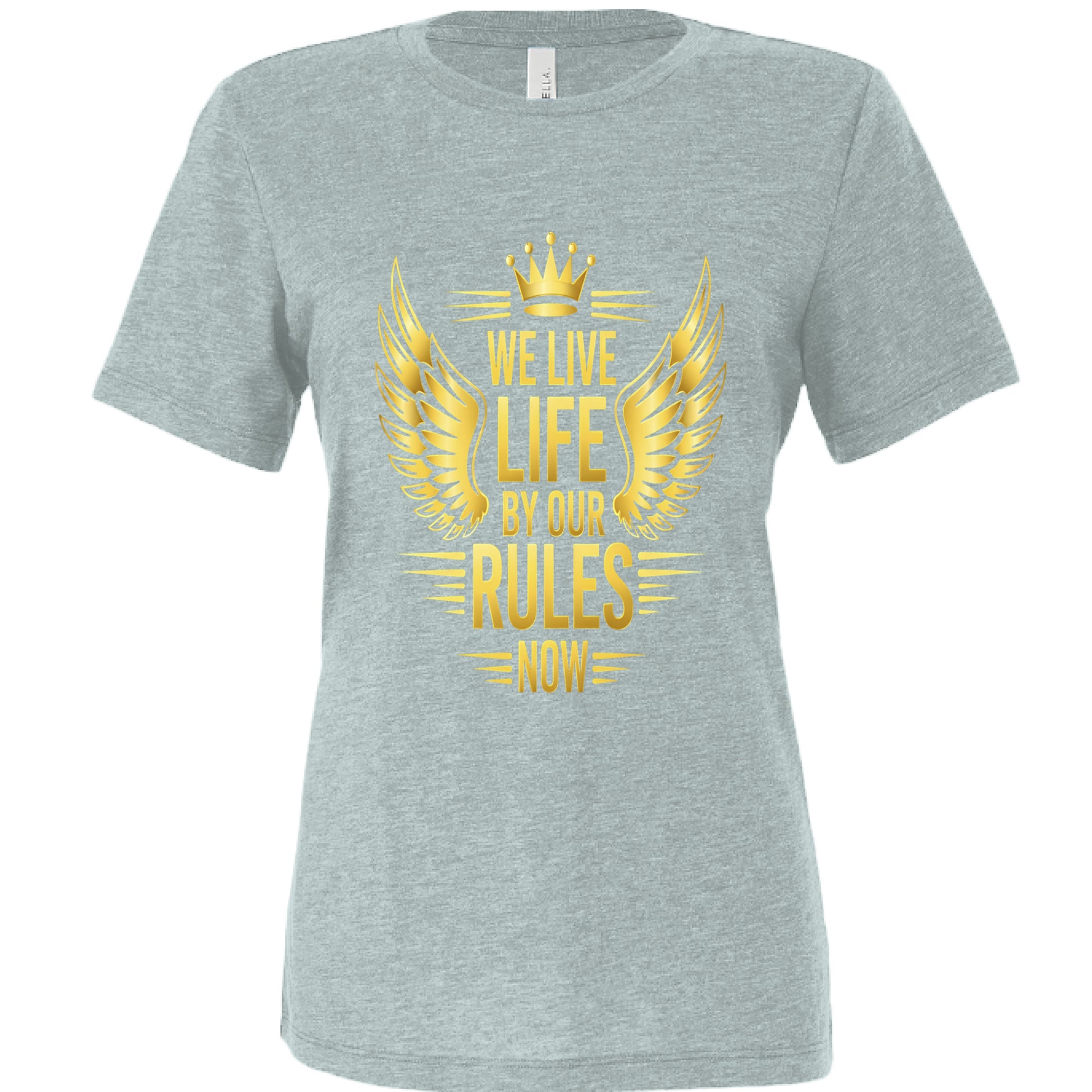 Dusty Blue Triblend - FRONT