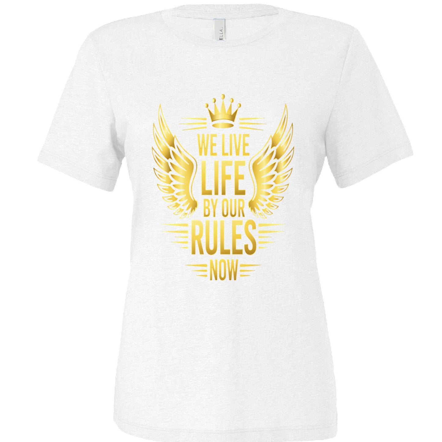 SOLID WHT TRIBELND - FRONT