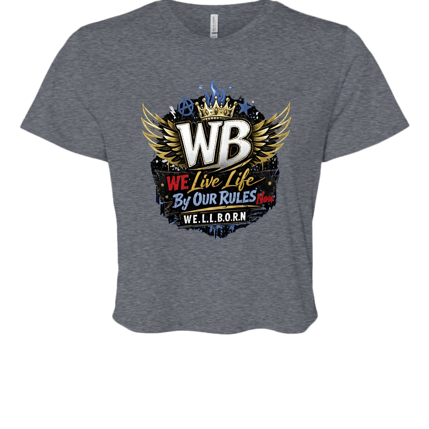 Heather Navy - FRONT